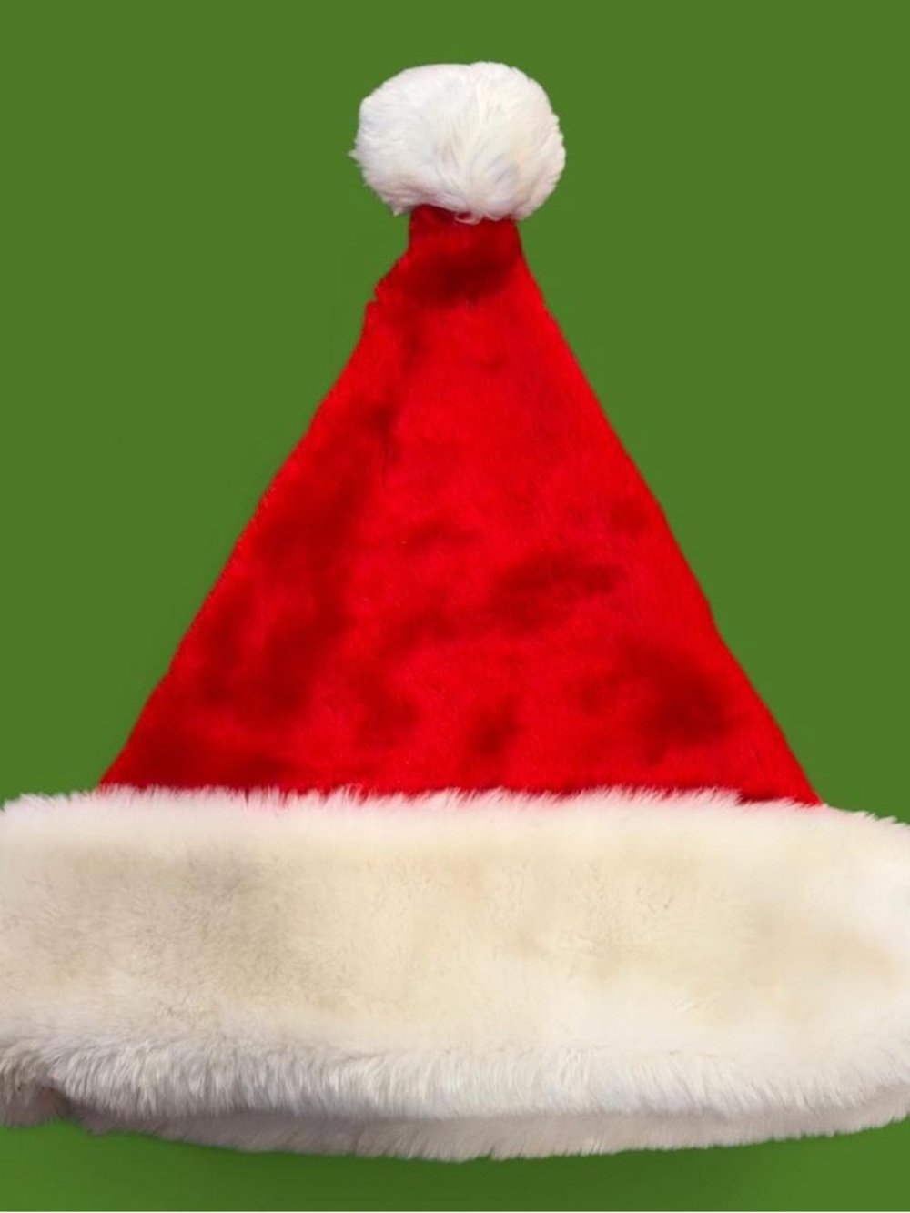 Classic Red and White Santa Hat OS